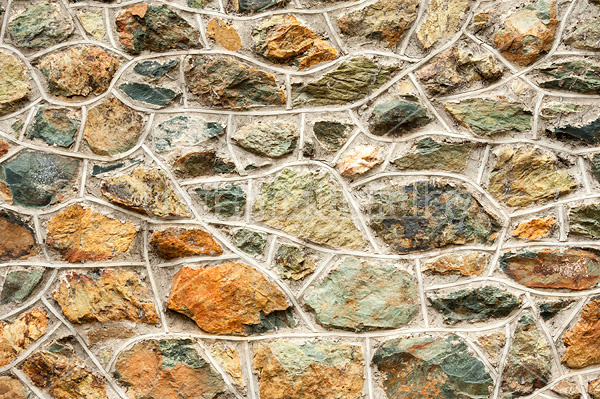 Stone wall texture and background