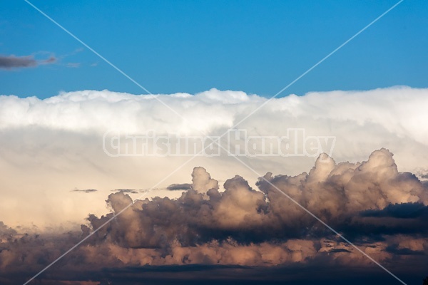 Sky and clouds.